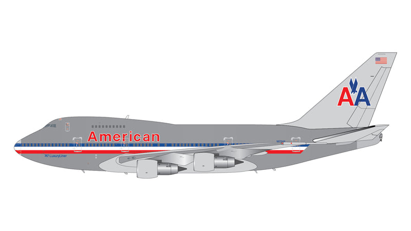 G2AAL1158 | Gemini200 | Boeing 747SP American Airlines N601AA “747 LuxuryLiner” (polished) | is due February 2026