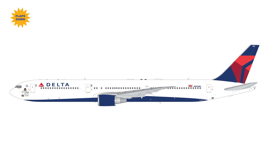 G2DAL1444F | Gemini200 1:200 | Boeing 767-400ER Delta Air Lines N842MH "Vince Dooley" New Tooling (Flaps Down) | is due April 2026