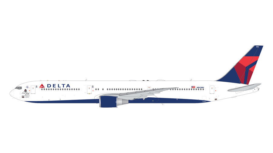 G2DAL1444 | Gemini200 1:200 | Boeing 767-400ER Delta Air Lines N842MH "Vince Dooley" New Tooling