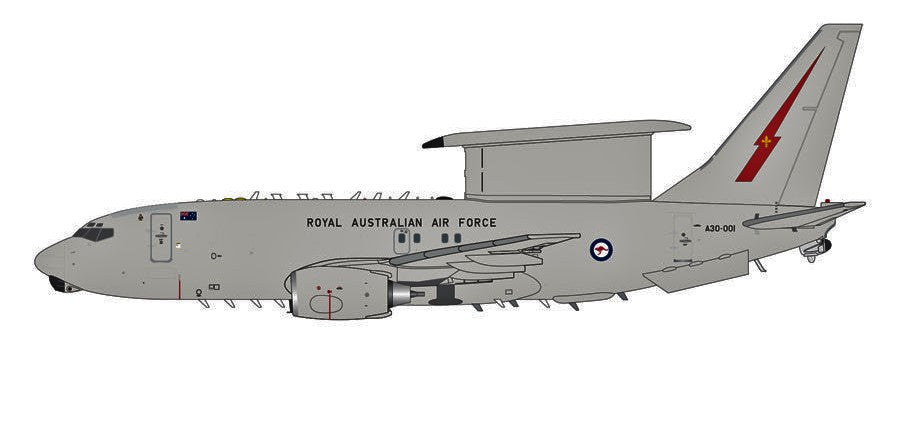 G2RAA1188 | Gemini200 1:200 | Boeing E-7A Wedgetail Royal Australia Air Force A30-001 PRE-OWNED
