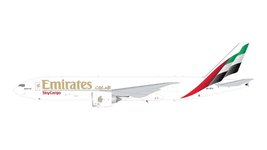 G2UAE1475 | GeminiJets 1:200 | Boeing 777-200LRF Emirates Skycargo A6-EFV