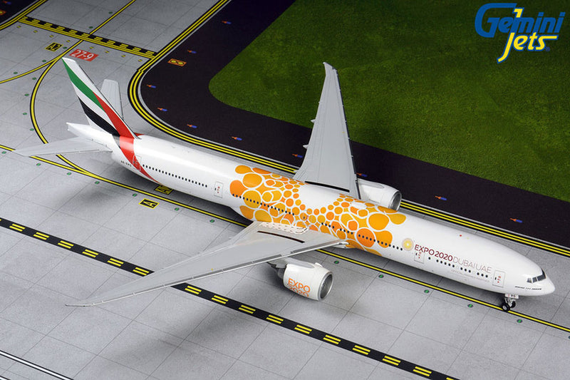 G2UAE800 | Gemini200 1:200 | Boeing 777-300ER Emirates A6-EPO,'Orange Expo 2020