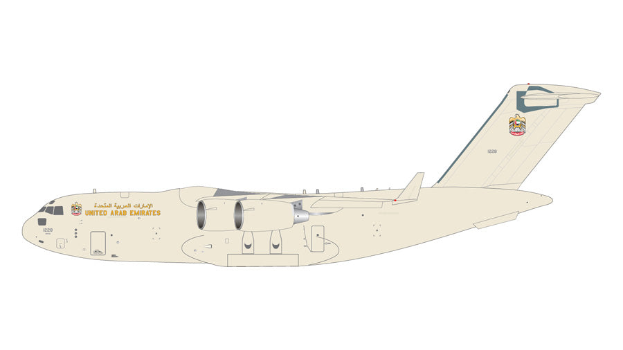 G2UAF1471 | Gemini200 1:200 | Boeing C-17A Globemaster III United Arab Emirates Air Force 1228 | is due April 2026