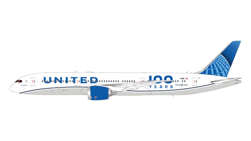 G2UAL1258 | Gemini200 | Boeing 787-9 United Airlines N61101 “100 Years” | is due February 2026
