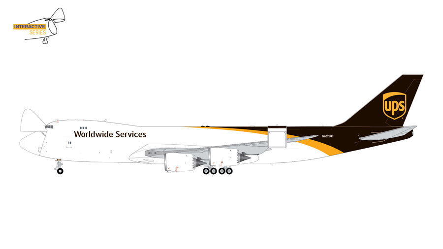 G2UPS1187C | Gemini200 1:200 | Boeing 747-8F UPS N607UP Interactive Series | is due April 2026