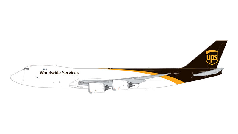 G2UPS976 | Gemini200 1:200 | Boeing 747-8F UPS N607UP | is due April 2026