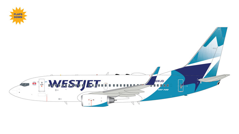 G2WJA1431F | Gemini200 | Boeing 737-700W WestJet Airlines C-GWJO (flaps down) | is due February 2026