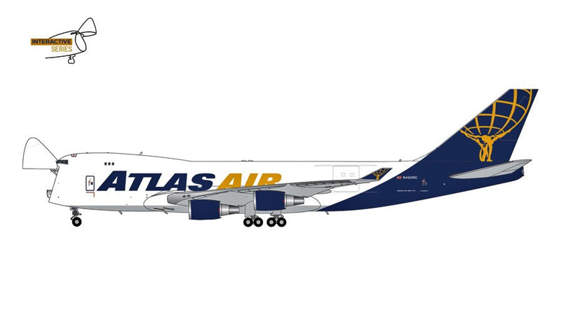 GJGTI2012 | Gemini Jets 1:400 1:400 | Boeing 747-400F Atlas Air N492MC