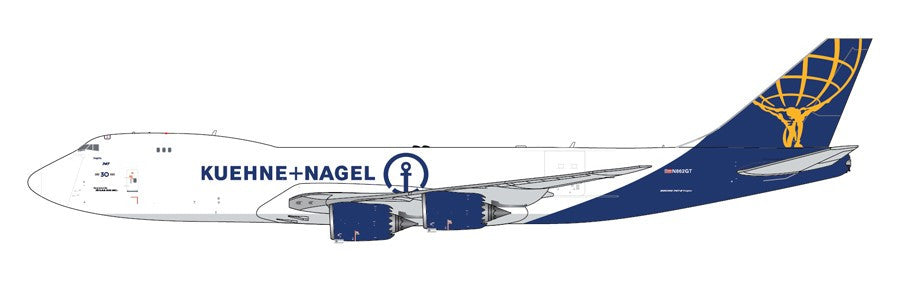GJGTI2203 | Gemini Jets 1:400 | Boeing 747-8F ATLAS AIR/KUEHNE+NAGEL N862GT SECOND TO LAST B747