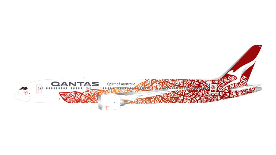 GJQFA2385 | GeminiJets 1:400 | Boeing 787-9 Qantas Airways VH-ZND "Yam Dreaming" Livery