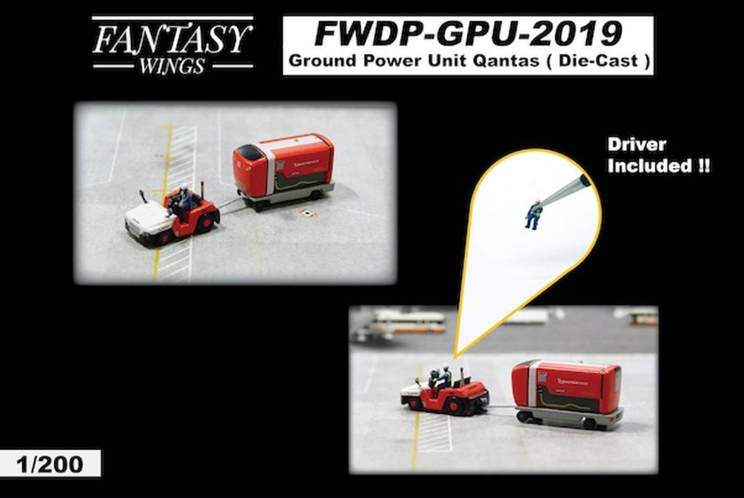 FWDP-GPU-2019 | Misc 1:200 | Airport Accessories - Ground Power Unit set Qantas