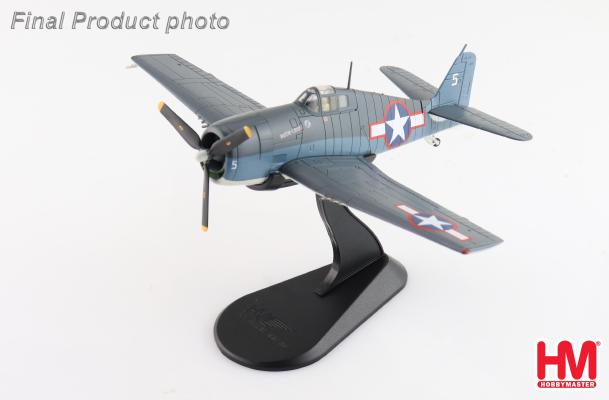 HA1118 | Hobby Master Military 1:72 | Grumman F6F-3 Hellcat  White 5, Lt. Oscar Chenoweth, VF-38, Segi Point airstrip, New Georgia Island, Sept 1943