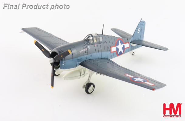 HA1118 | Hobby Master Military 1:72 | Grumman F6F-3 Hellcat  White 5, Lt. Oscar Chenoweth, VF-38, Segi Point airstrip, New Georgia Island, Sept 1943
