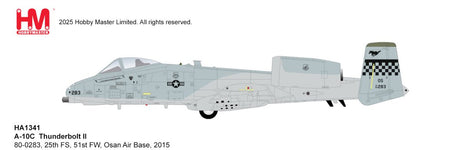 HA1341 | Hobby Master Military 1:72 | A-10C Thunderbolt II 80-0283, 25th FS, 51st FW, Osan Air Base, 2015 | is due November 2025
