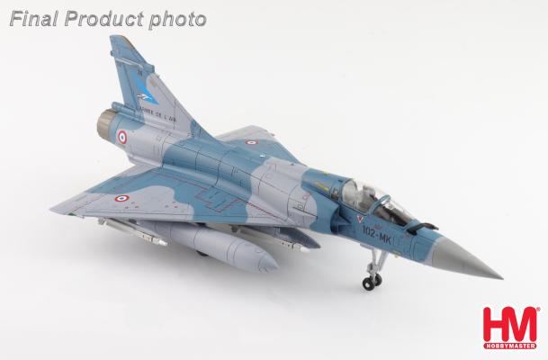 HA1619 | Hobby Master Military 1:72 | Mirage 2000-5 102-MK, French Air Force (2 x 2000l fuel tank, 1x 1300l fuel tank 2 x MICA IR, 4 x MICA EM)
