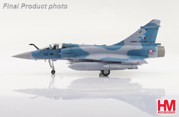 HA1619 | Hobby Master Military 1:72 | Mirage 2000-5 102-MK, French Air Force (2 x 2000l fuel tank, 1x 1300l fuel tank 2 x MICA IR, 4 x MICA EM)