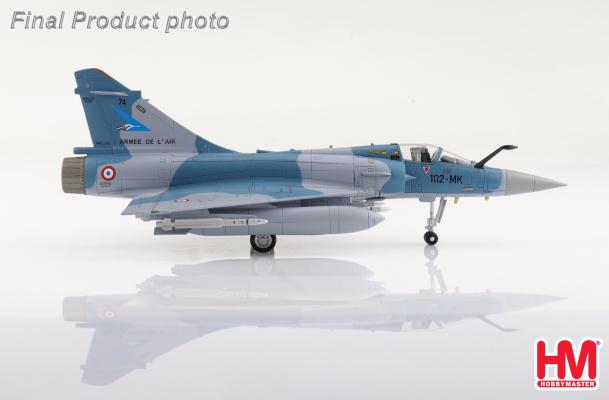 HA1619 | Hobby Master Military 1:72 | Mirage 2000-5 102-MK, French Air Force (2 x 2000l fuel tank, 1x 1300l fuel tank 2 x MICA IR, 4 x MICA EM)