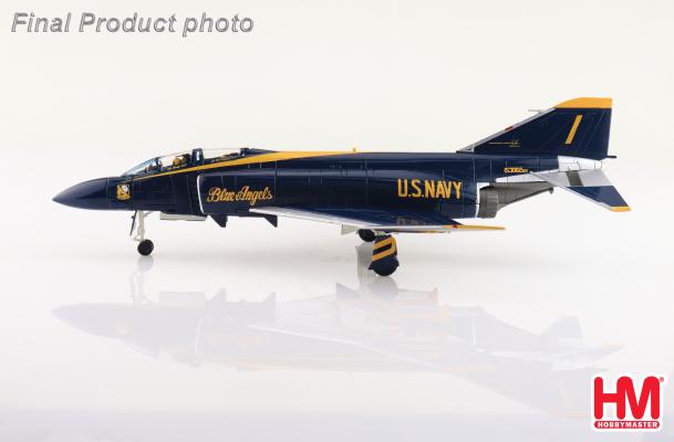 HA19059 | Hobby Master Military 1:72 | F-4J Blue Angels Cdr. Harley Hall 153812, Cdr Harley Hall & AMHI Guy Giuffrai, US Navy,  1970 to 1971