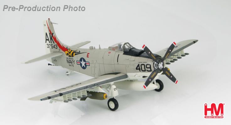 HA2901 | Hobby Master Military 1:72 | Douglas A-1H Skyraider VA-176, USS Intrepid (CVS-11), 'MiG Killer', Oct 1966
