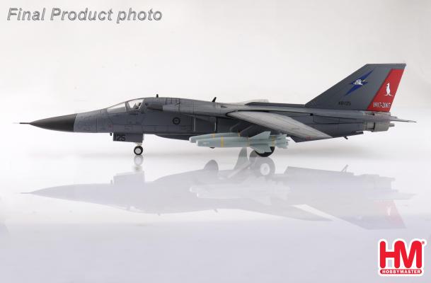 HA3034 | Hobby Master Military 1:72 | F-111C Pig  A8-125, RAAF 90th Anniversary of 6 Sqn.), 2007  (with 4 x AGM-142) | is due July 2025