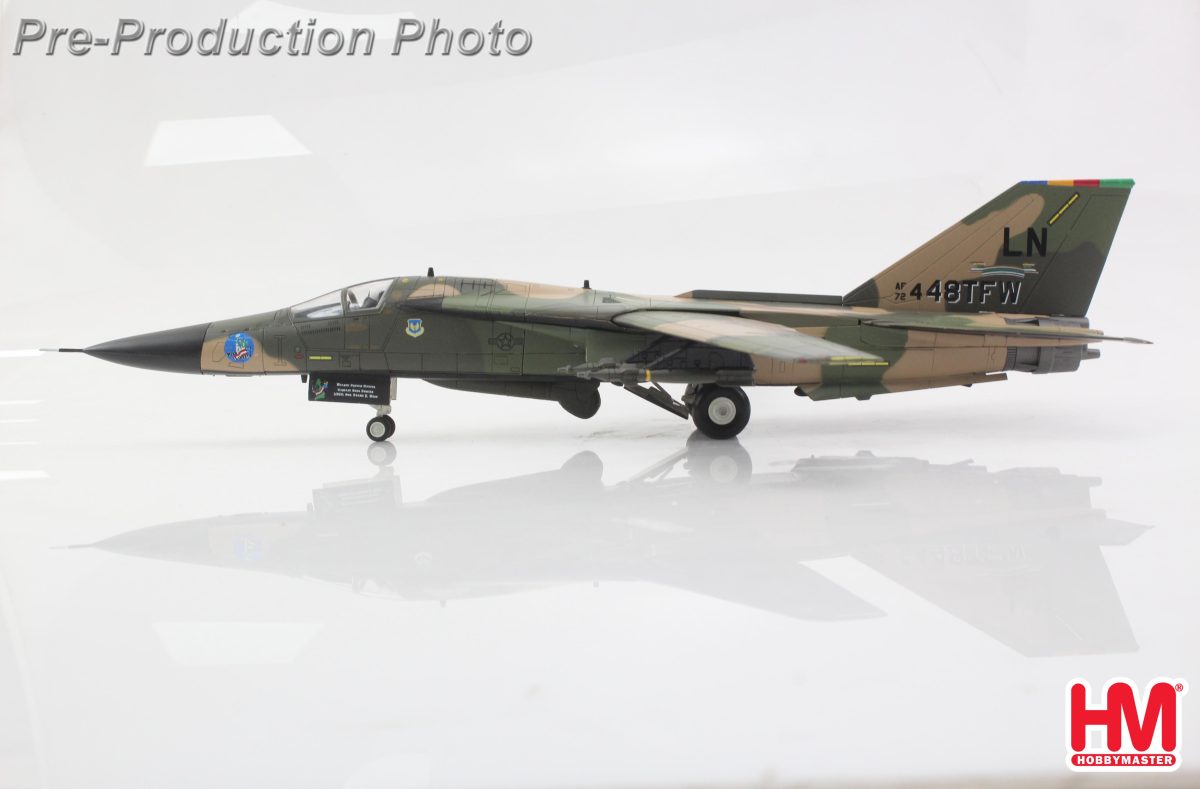 HA3037 | Hobby Master Military 1:72 | F-111F "Aardvark" 72-1448, 48th TFW CO, RAF Lakenheath August 1991
