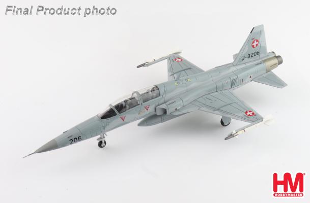HA3380 | Hobby Master Military 1:72 | F-5F Tiger II J-3206, Staffel 6, Swiss Air Force