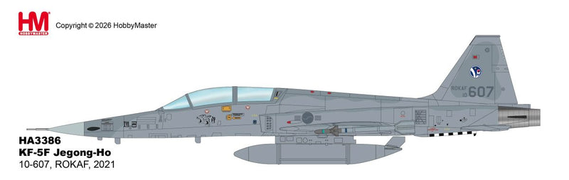 HA3386 | Hobby Master Military 1:72 | KF-5F Jegong-Ho 10-607, ROKAF, 2021 10-607 | is due March 2026