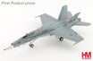 F/A-18C Hornet military jet fighter model with display stand and pilot figure included.