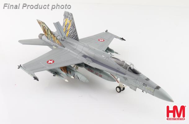 HA3597 | Hobby Master Military 1:72 | F/A-18C Swiss AF 2003 Tiger Meet J-5011, Staffel 11, Swiss Air Force