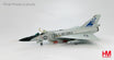 F-106A Delta Dart military aircraft model in 1:72 scale with display stand and landing gear included.
