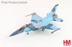 Hobby Master Military 1:72 scale Lockheed F-16A fighter jet model with display stand.