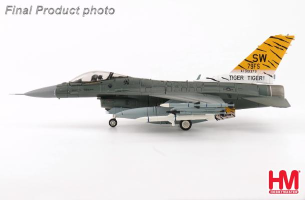 HA38066 | Hobby Master Military 1:72 | F-16CM Tiger Tiger 1 91-0379, 79th FS, Shaw Air Base, 2023