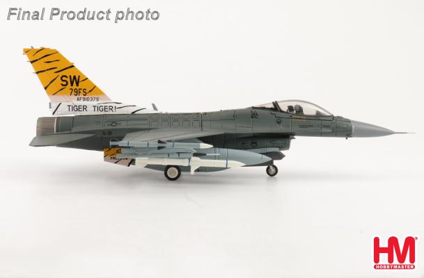 HA38066 | Hobby Master Military 1:72 | F-16CM Tiger Tiger 1 91-0379, 79th FS, Shaw Air Base, 2023