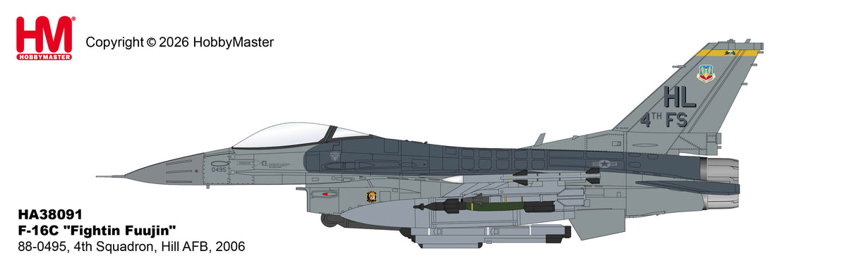 Hobby Master HA38091 F-16C Fightin Fuujin