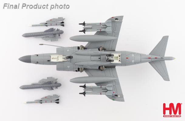 HA4107 | Hobby Master Military 1:72 | Sea Harrier FA.2 ZH804, Royal Navy, Fairford 2002 (w/ Sea Eagle missiles)