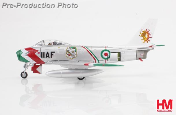HA4329 | Hobby Master Military 1:72 | North American F-86F Sabre, "Golden Crown Aerobatic Team" - Major Nader Jahanbani, IIAF, 1961