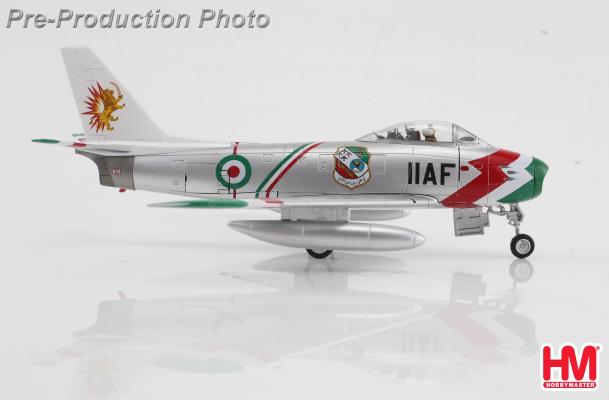 HA4329 | Hobby Master Military 1:72 | North American F-86F Sabre, "Golden Crown Aerobatic Team" - Major Nader Jahanbani, IIAF, 1961