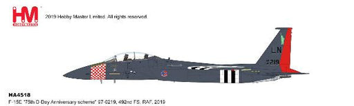HA4518 | Hobby Master Military 1:72 | F-15E USAF 97-0219, 492FS, '75th D-Day Anniv.'