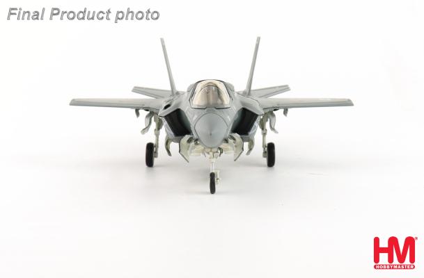 HA4624 | Hobby Master Military 1:72 | F35B Lightning II, Operation Highmast ZM-161, RAF, 8th Aug, 2025 Landing of JS Kaga (w/extra 2 x meteor inside weapon bay)