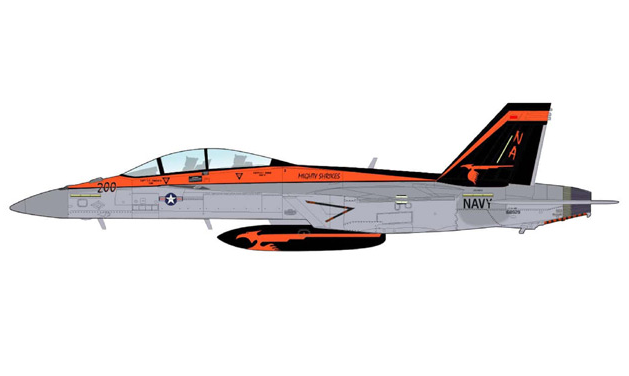 HA5133 | Hobby Master Military 1:72 | FA-18F Hornet VFA-94 'Mighty Strikes' 168929 USS Nimitz 2021