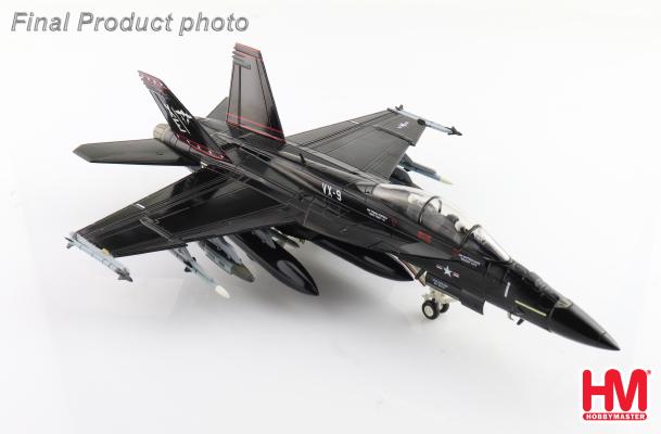 HA5136b | Hobby Master Military 1:72 | F/A-18F 'Vandy I' Super Hornet, 166673, VX-9, US Navy, March 2023 (with full weapons load)