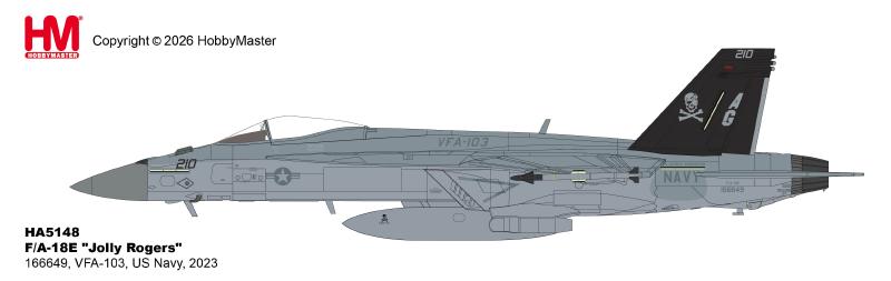 HA5148 | Hobby Master Military 1:72 | F/A-18E "Jolly Rogers" 166649, VFA-103, US Navy, 2023