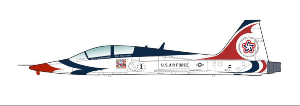 HA5416 | Hobby Master Military 1:72 | T-38 USAF #1 Thunderbirds, 'Bicentennial', 1976  | is due July 2025