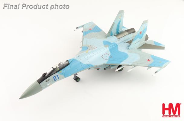 HA5713b | Hobby Master Military 1:72 | Su-35S Flanker E Aggressors Blue 01, 116th Combat Application Training Center of Fighter Aviation VKS Sept 2022 (with full weapon load)