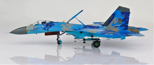 HA6015 | Hobby Master Military 1:72 | Su-27 Flanker B Blue 58, Ukrainian Air Force