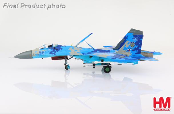 HA6015 | Hobby Master Military 1:72 | Su-27 Flanker B Blue 58, Ukrainian Air Force