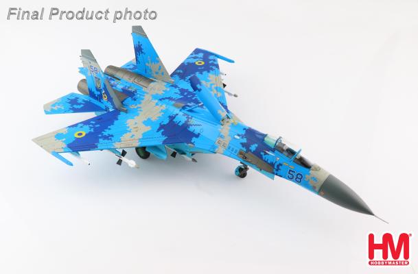 HA6015 | Hobby Master Military 1:72 | Su-27 Flanker B Blue 58, Ukrainian Air Force