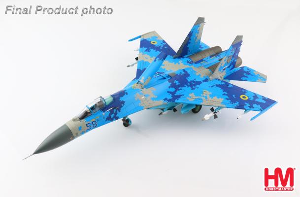 HA6015 | Hobby Master Military 1:72 | Su-27 Flanker B Blue 58, Ukrainian Air Force