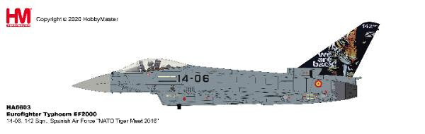 HA6603 | Hobby Master Military 1:72 | Eurofighter Typhoon EF2000 14-06 142Sq Spanish Air Force