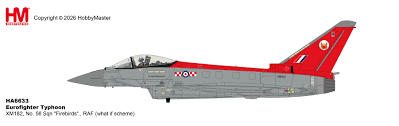 HA6633CR | Hobby Master 1/72 | Eurofighter Typhoon XM182, No. 56 Sqn. "Firebirds", RAF (what if scheme) | is due July 2026